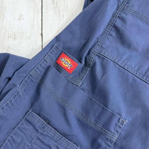 Women's Dickies Navy Blue Scrub‎ Pants Cargo Utility Drawstring Size L - Picture 4 of 6
